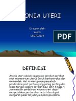 Atonia Uteri Power Point