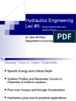 Hydraulics Engineering Lec 5-Weirs and Flume