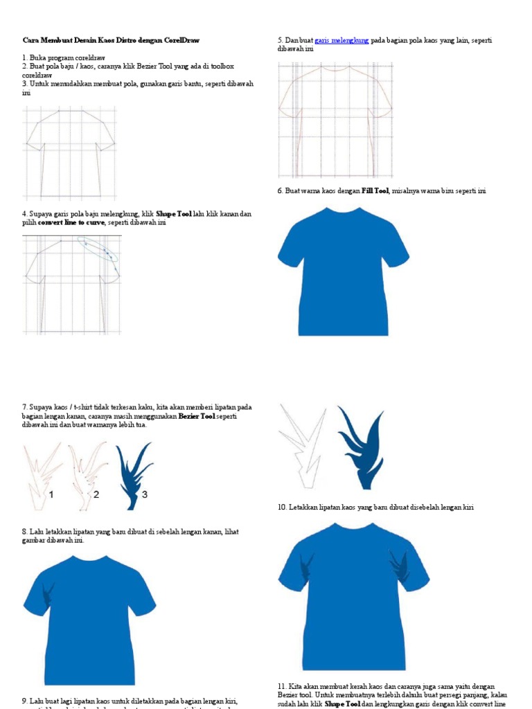 Tutorial Cara Membuat Desain Baju