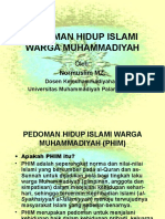 Pedoman Hidup Islami Warga Muhammadiyah (PHIM