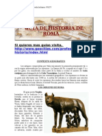 guia historia de roma