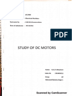 Study of Dc Motors