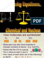 Balancing Equations