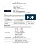 Gery Dabarto Backend Programmer / System Analyst: Profile