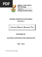 Electrical Infrastructure Construction Prog L4 ISAT 2012-2014