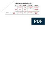 Jadwal Pelajaran