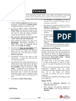 Cytology (Cell Structure)