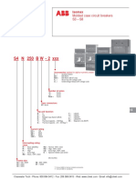 Abb Isomax s3-s8 Circuit Breaker Datasheet PDF