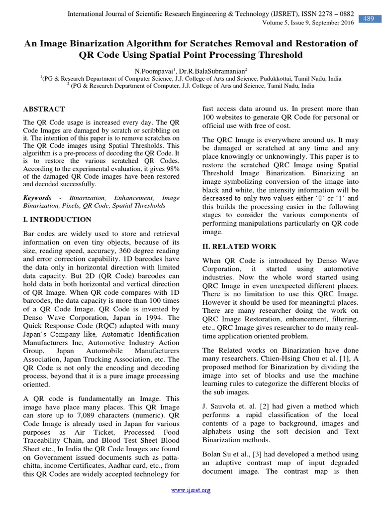 QR Code Scratch Removal Guide | PDF | Qr Code | Areas Of Computer Science