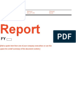 Annual Report Summary