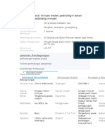 Mesin Ekstraksi Minyak Dedak Padi