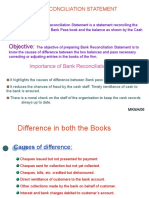 Bank Reconciliation Statement