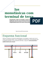 Tomadas monofásicas com terminal de terra