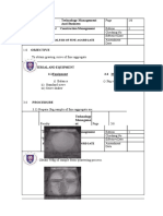 Sieve Analysis of Fine Aggregate