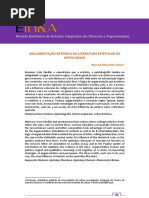 Argumentacao Retorica Na Literatura Epistolar Da Antigidade