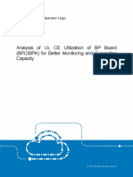 Analysis of UL CE Utilization of BP Board For Better Monitoring and Expanding Capacity