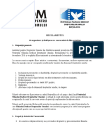  Regulamentul de organizare și desfăsurare a Concursului de Film autohton