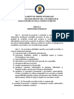 Regulamentul de Ordine Interioara Al Serviciilor de Probatiune