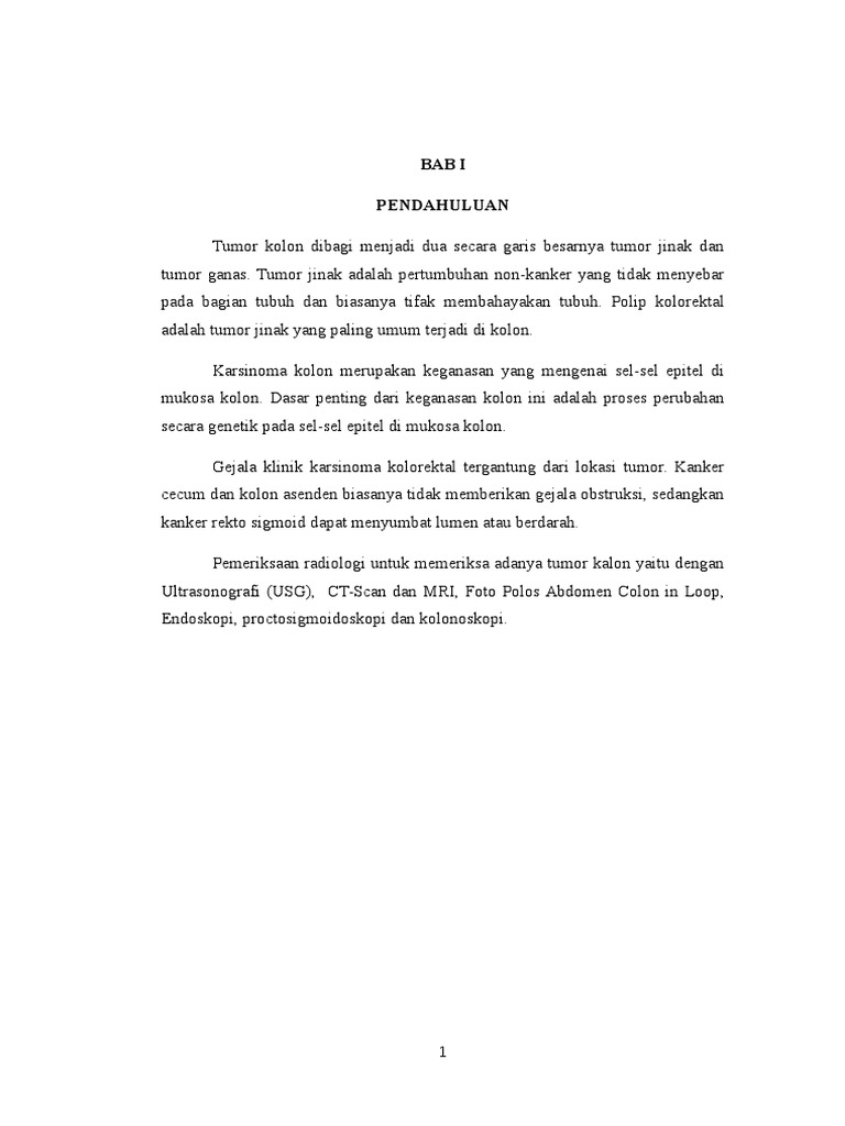 Referat Tumor Kolon Radiologi Pdf