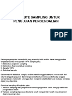 Attribute Sampling Untuk Pengujian Pengendalian