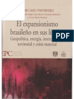 El Desarrollismo Expansionista Hidroeléctrico de Brasil PDF