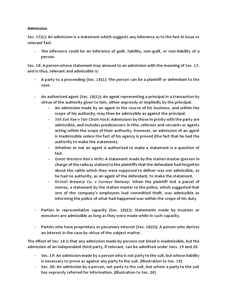 admission-and-confession-pdf-confession-law-law-of-agency