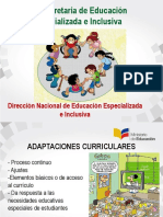 Adaptaciones Curriculares Ministerio