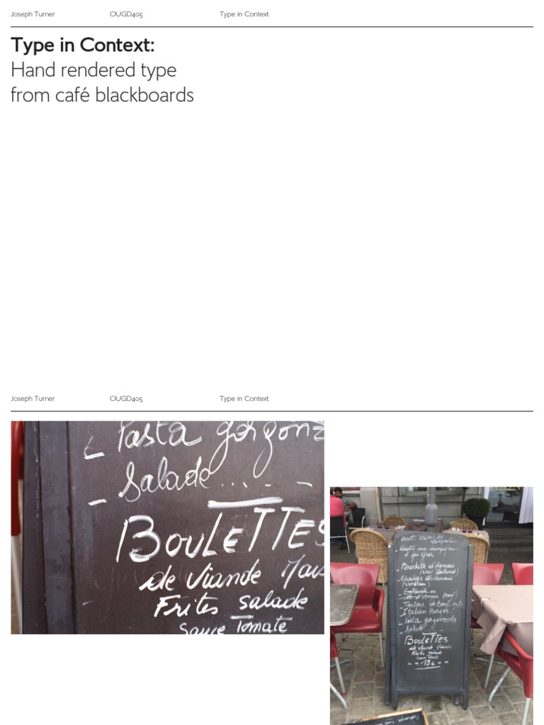 Hand-Rendered Type in Café Design | PDF | Cooking, Food & Wine ...