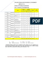 Final Civil V Semester New Syllabus