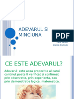 Adevarul Si Minciuna