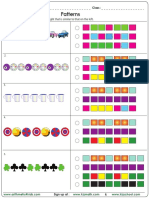 Similar Patterns Worksheet