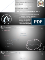 Sistema de Unidades Conversiones Trabajo Grupal ESTATICA