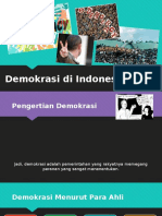 Implementasi Demokrasi di Indonesia