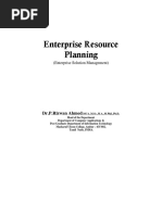 Enterprise Resource Planning Dr.P.rizwan Ahmed