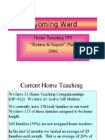 Home Teaching Training