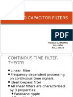 Switched Capacitor Filters