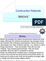 Subject: Construction Materials: Bricks