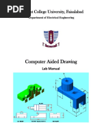 AutoCAD Lab Manual (GCUF)