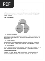 What Is Sustainability?: Enviornment