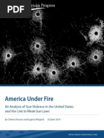 Download America Under Fire An Analysis of Gun Violence in the United States and the Link to Weak Gun Laws by Center for American Progress SN327216754 doc pdf