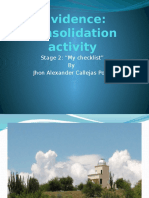 Evidence: Consolidation Activity: Stage 2: "My Checklist" by Jhon Alexander Callejas Polo