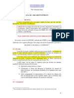 Aula 08 - Orçamento Público