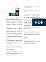 La Tecnología Articulo de Opinion PDF