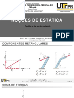 Noções de Estática - Equilíbrio de Ponto Material