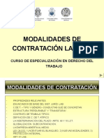 Modalidades de Contratación Laboral