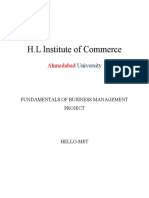 H.L Institute of Commerce: Ahmedabad