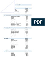 Programa Arquitectonico