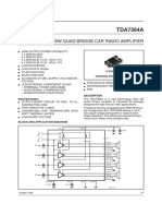 Datasheet Tda 7384 26w Car 4 CH Audio PDF