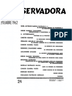 Revista Conservadora No. 24 Sep. 1962