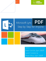Microsoft Lync Server 2013 Step by Step for Anyone_Spanish